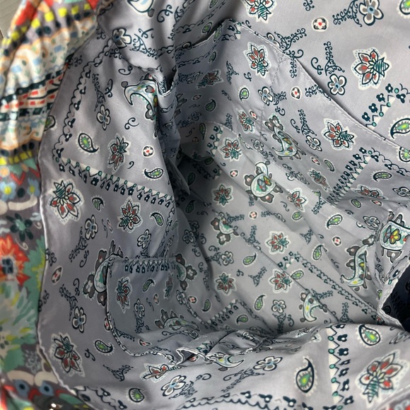 VERA BRADLEY Citrus Paisley Tote Bag - Picture 8 of 12